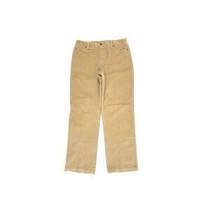 Rafaella Straight Leg Women's size 8P Beige Corduroy Pants‎